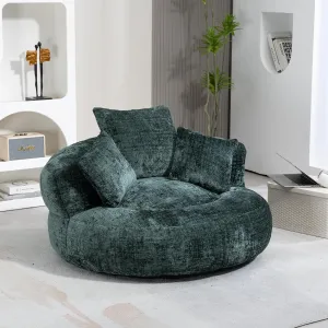Bean Bag Chair Lazy Sofa Durable Comfort Lounger High Back Bean Bag Chair Couch for Adults and Kids, Indoor & Outdoor Accent Armchair for Living Room, Emerald