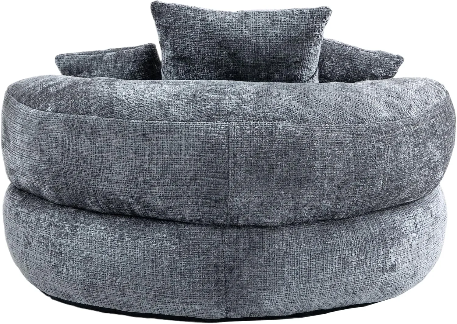 Bean Bag Chair Lazy Sofa Durable Comfort Lounger High Back Bean Bag Chair Couch for Adults and Kids, Indoor & Outdoor Accent Armchair for Living Room, Gray