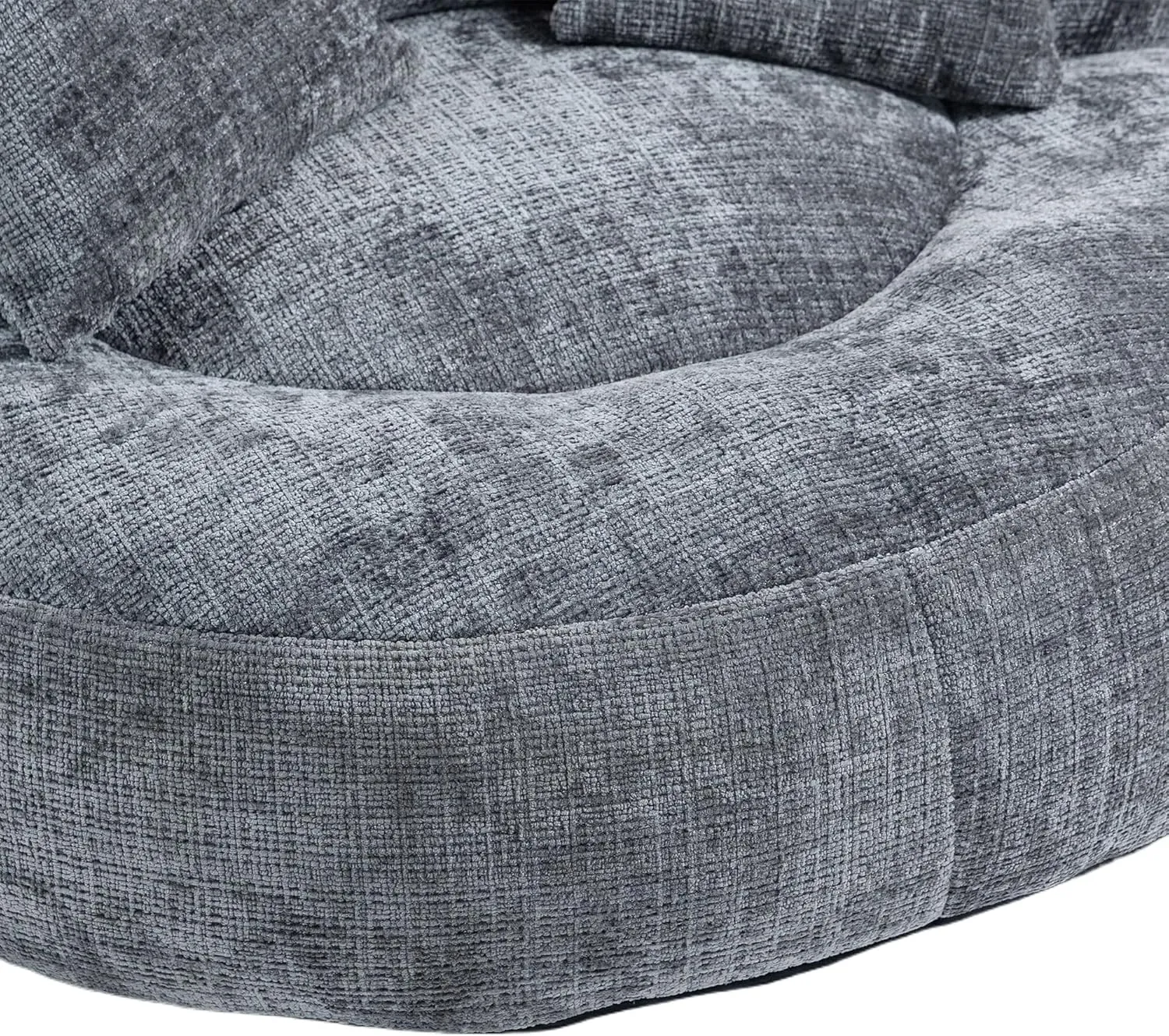 Bean Bag Chair Lazy Sofa Durable Comfort Lounger High Back Bean Bag Chair Couch for Adults and Kids, Indoor & Outdoor Accent Armchair for Living Room, Gray