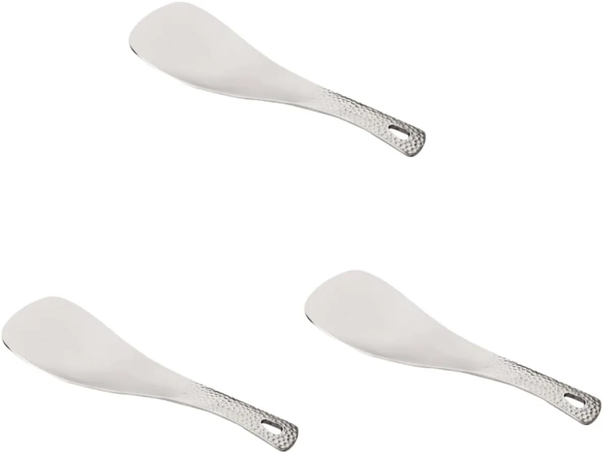 BESPORTBLE 3pcs Outdoor Camping Titanium Spoon Portable Cutlery for Picnic Travel Compact Utensil for Soup Rice and More Lightweight Design for Easy Carrying