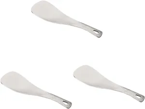 BESPORTBLE 3pcs Outdoor Camping Titanium Spoon Portable Cutlery for Picnic Travel Compact Utensil for Soup Rice and More Lightweight Design for Easy Carrying