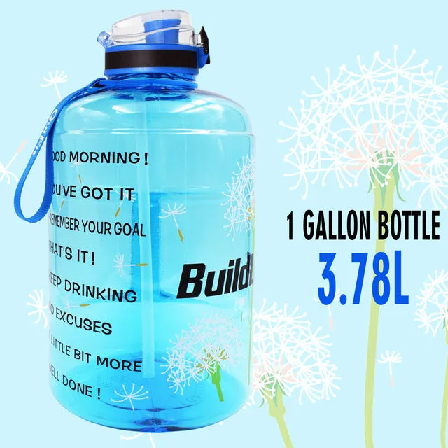 Big Gallon Water Bottle With Filter BPA free