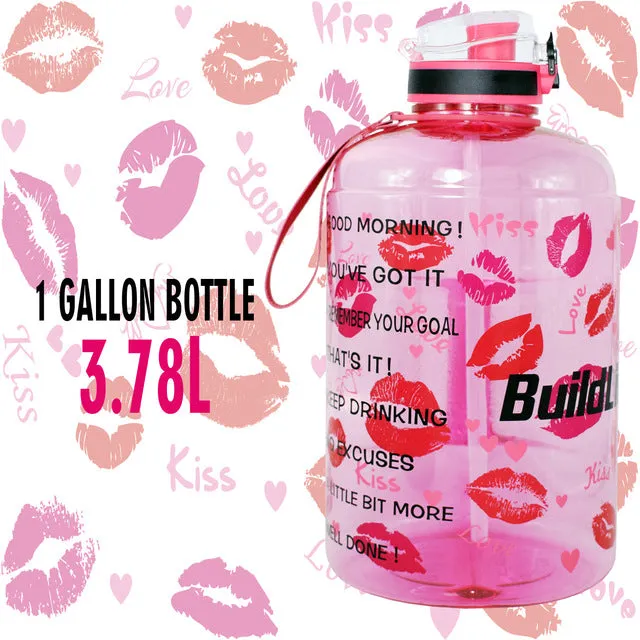 Big Gallon Water Bottle With Filter BPA free