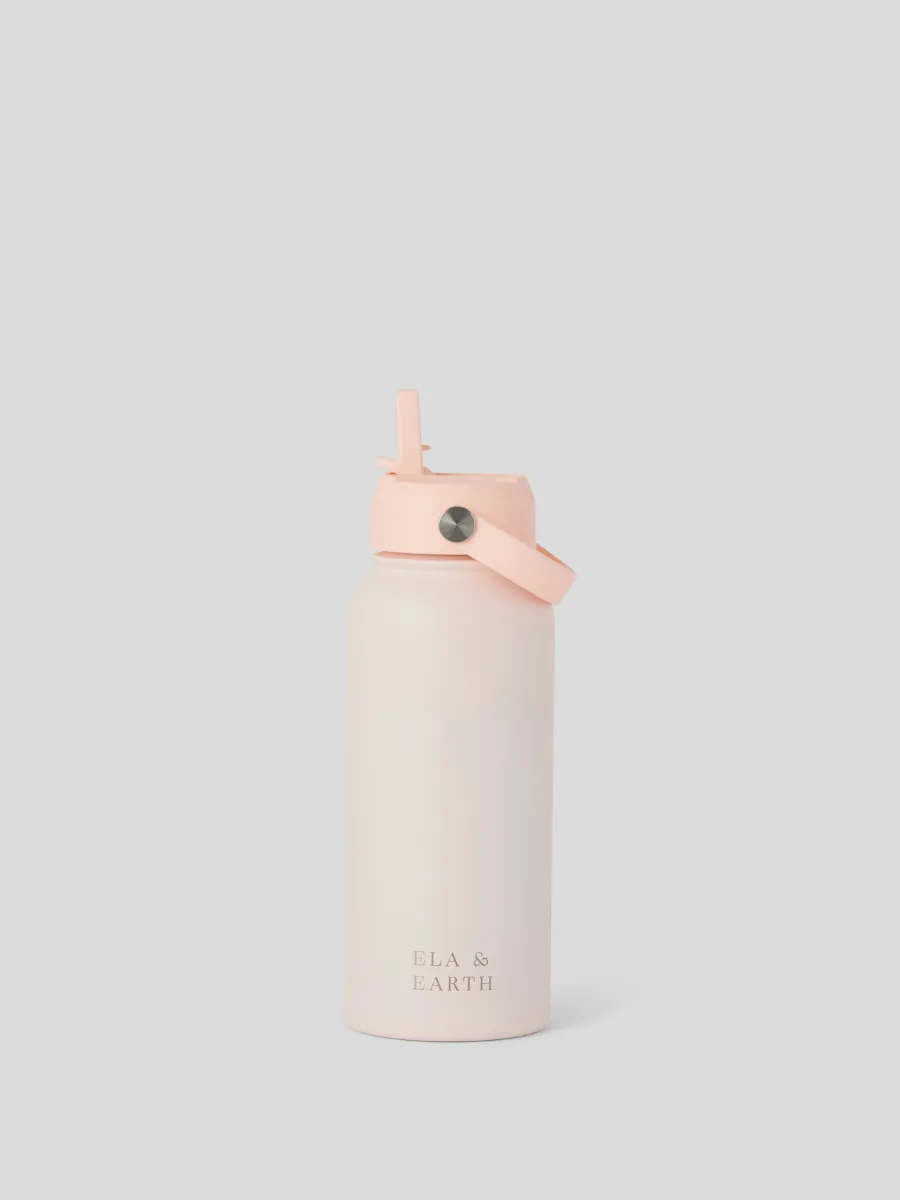 Blush Pink - Insulated Water Bottle  (1000ml / 34oz)