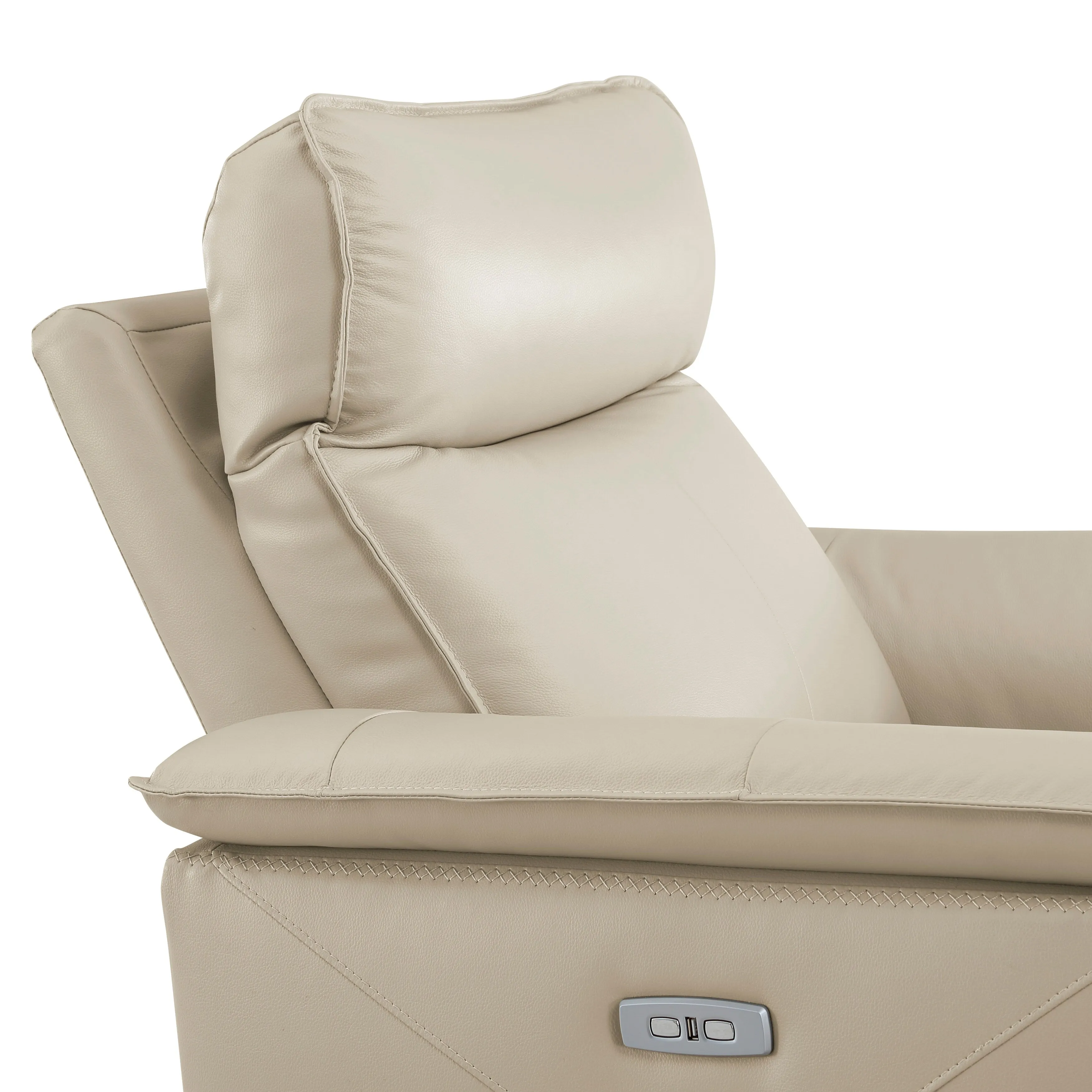 Blythe Leather Match Power Reclining Chair