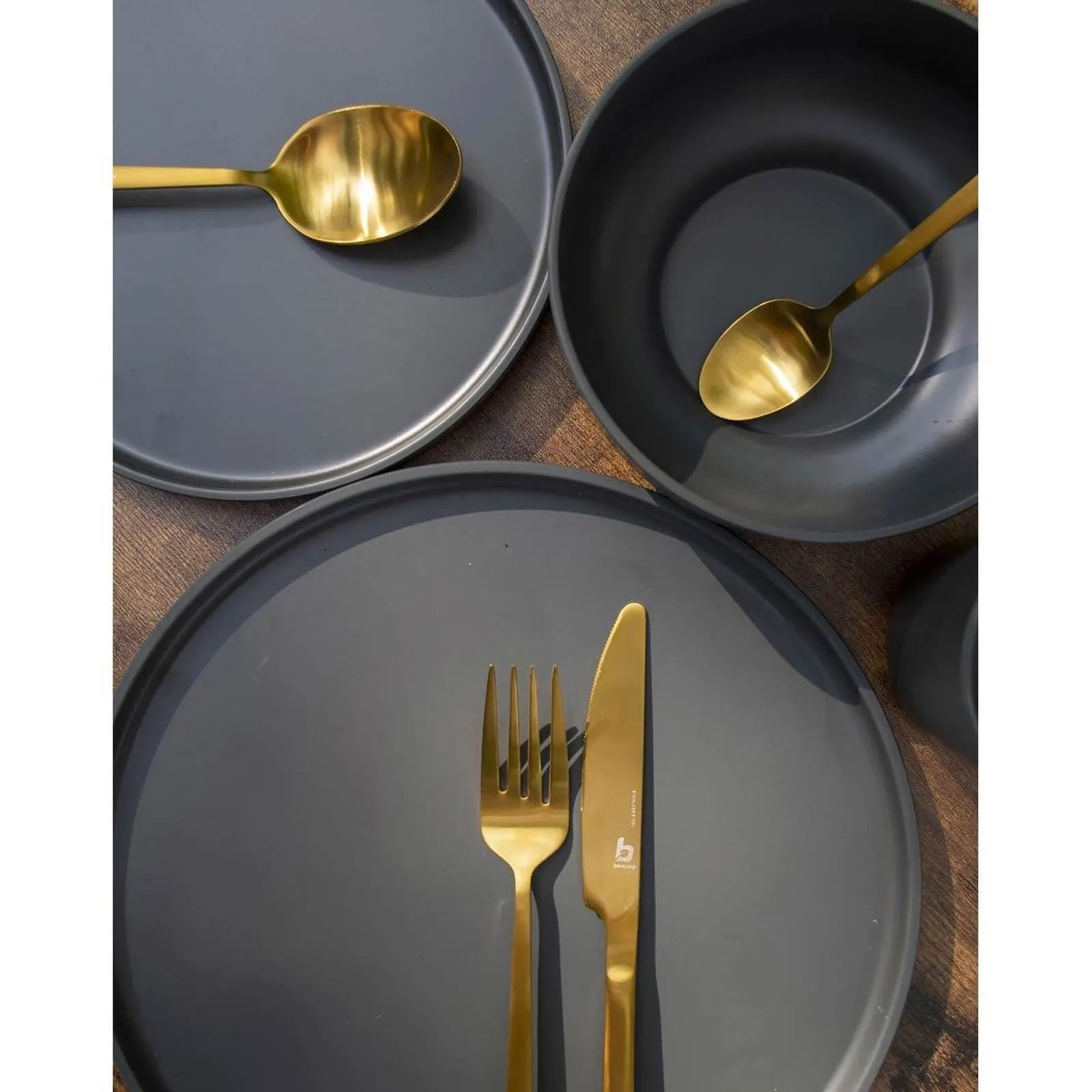 Bo-Camp Industrial Collection Tableware Patom 16 Pieces Anth