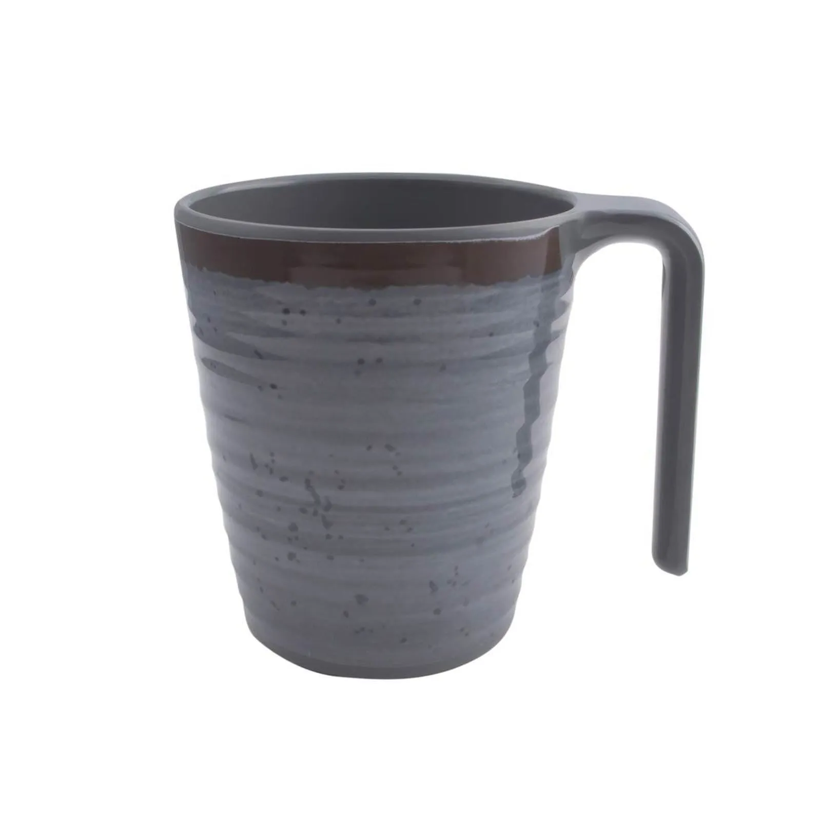 Bo-Camp Mug Halo L Melamine 4 Pieces Grey