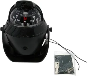Boat Car Caravan Truck Compass Sea Marine Electronic Navigation Bracket Mount Backlight Compass,Dashboard Compass Night Visible with Light,Fits for Car,Watercraft,Boat,Caravan