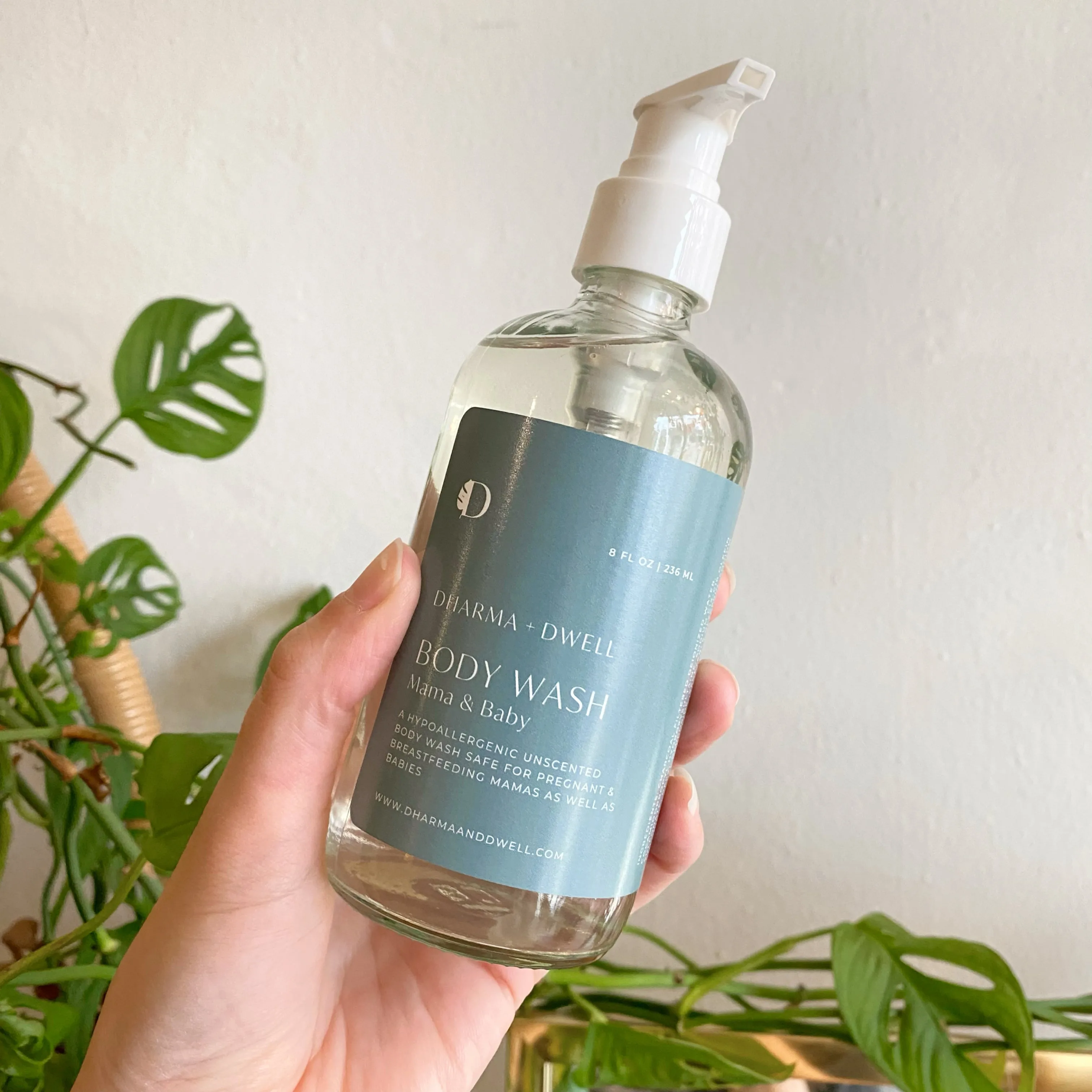 Body Wash - Prefilled 8oz Clear Glass