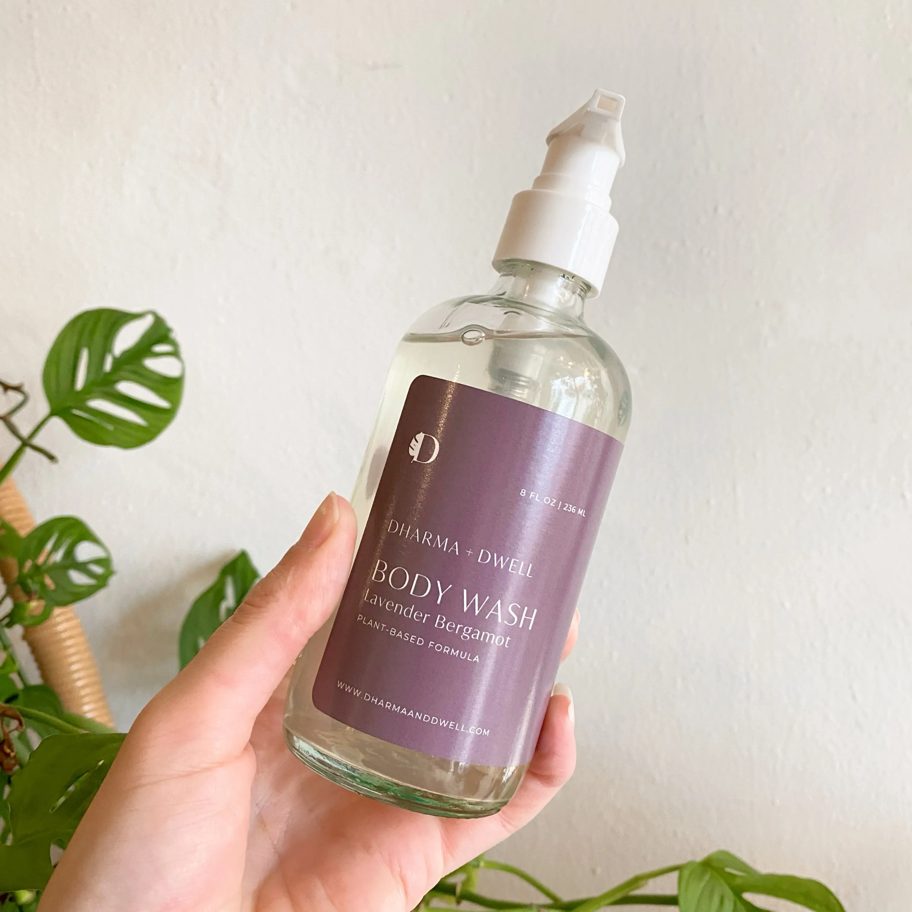 Body Wash - Prefilled 8oz Clear Glass
