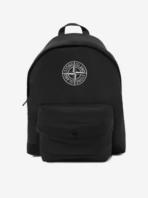 Boys Compass Logo Backpack in Black (44.5cm)