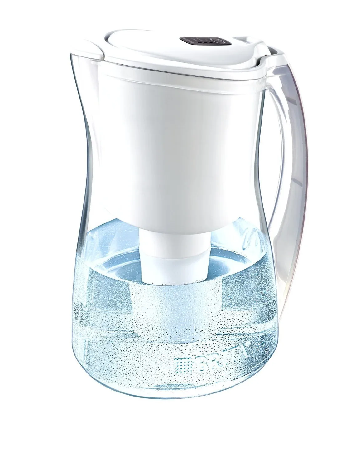 Brita Medium 8 Cup Water Filter Pitcher with 1 Standard Filter, BPA Free – Marina, White