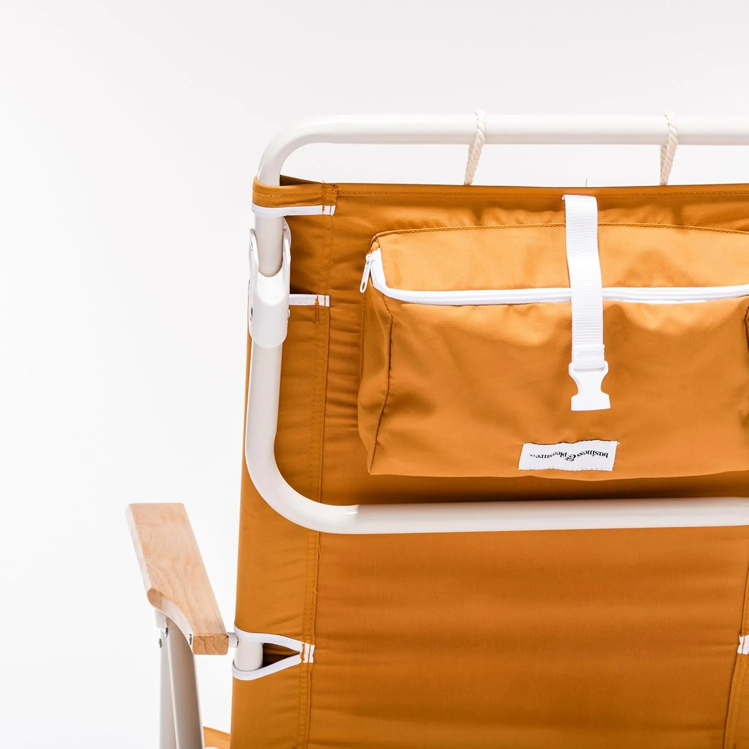 Business & Pleasure Co. Holiday Tommy Chair - Reclining Backpack Beach Chair - Vintage Gold