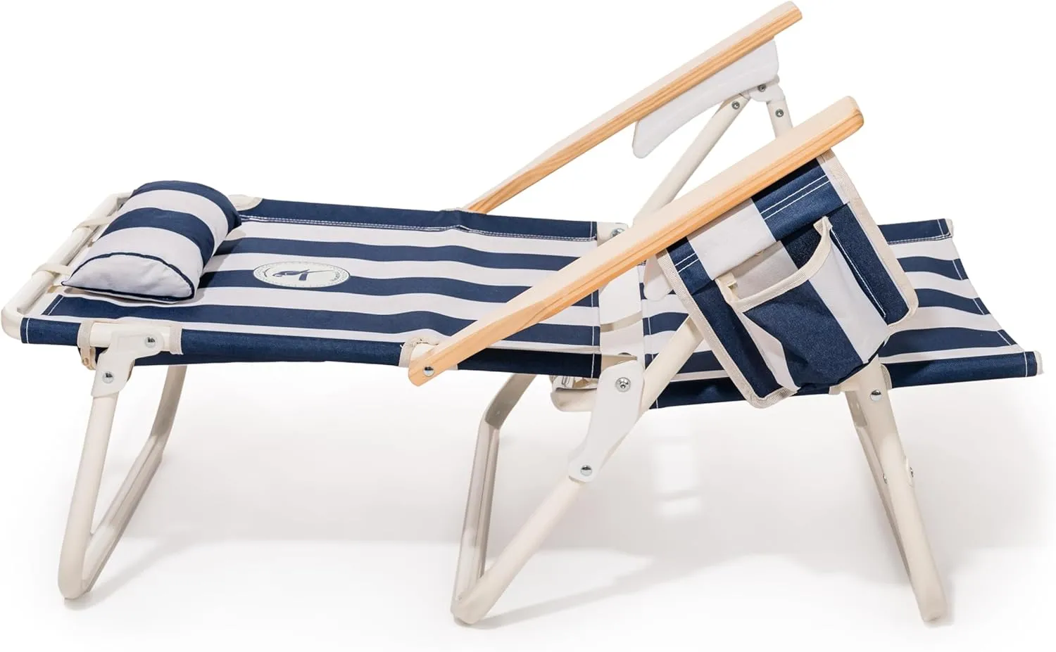 Business & Pleasure Co. Margaritaville Manana Backpack Beach Chair Lay Flat Reclining, Lightweight & Portable, Insulated Cooler Pocket, Continental Drifter Stripe, Pack of 2