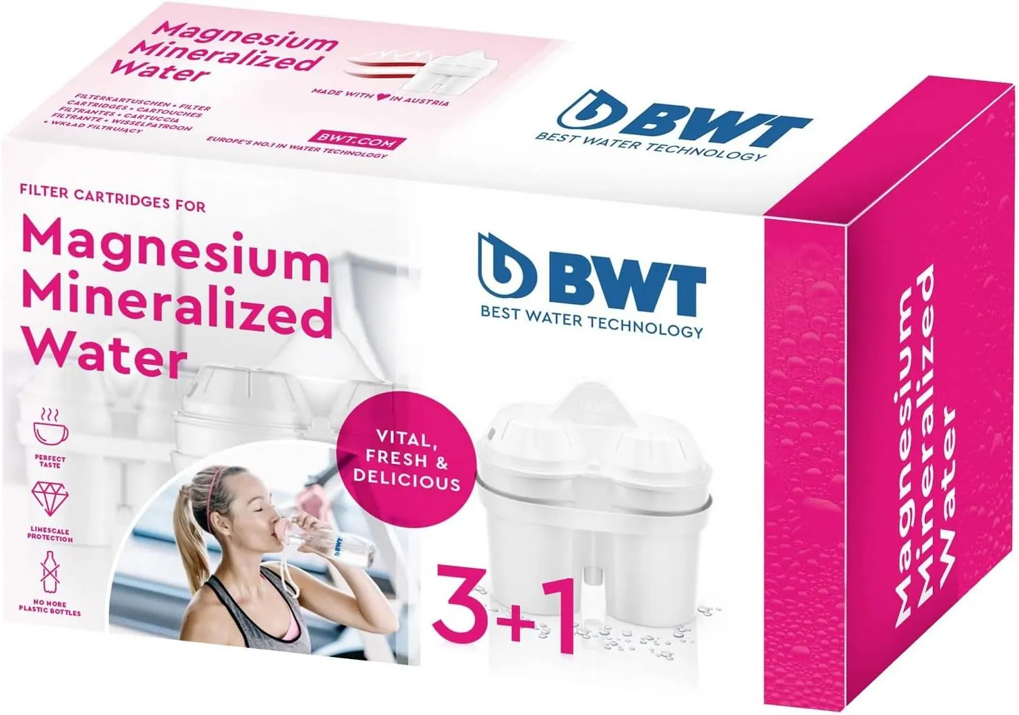 BWT Magnesium Gourmet L0814334 Cartridges Water Filter (Pack of 3   1)