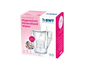 BWT Penguin 2.7L MG2  Longlife Water Filter Pitcher Jug, Pretty Pink - Technology bringing the 2.7L Tea & Coffee Water Pitcher Jug & Filter, prevents limescale, removes lead & chlorine, adds Magnesium