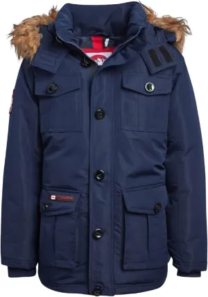 CANADA WEATHER GEAR Boys' Winter Jacket - Heavyweight Water and Wind Resistant Hooded Parka Ski Jacket for Boys (Sizes: 5-20)