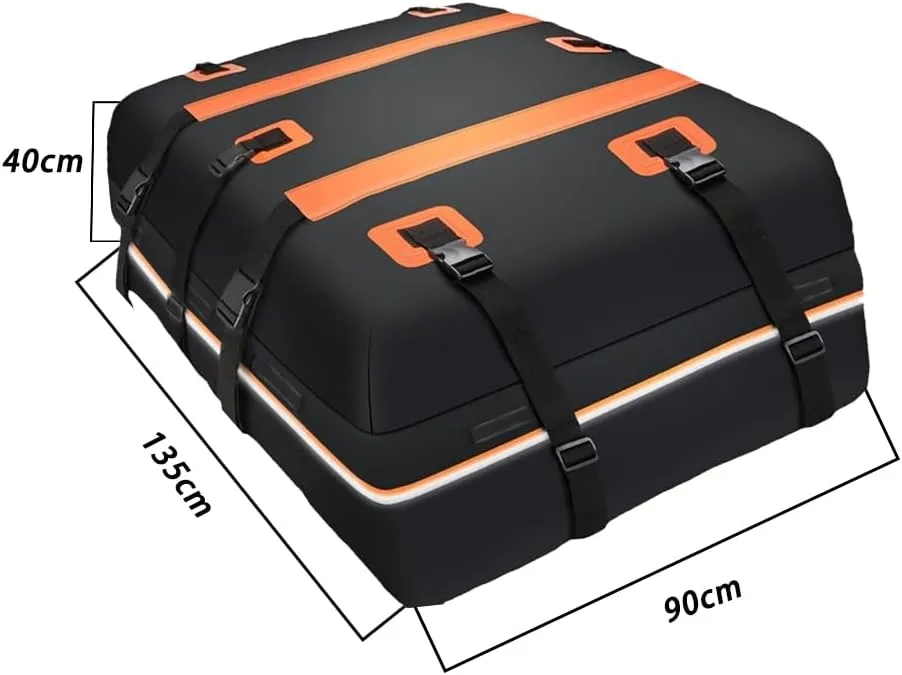 Car Roof Bag for Jeep Compass 2017-2020,Resist Outdoor Dust Car Roof Cargo Bag Folding Soft Roof Bag with Storage Bag,C Blue