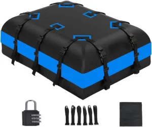 Car Roof Bag for Jeep Compass 2018-2022,Resist Outdoor Dust Car Roof Cargo Bag Folding Soft Roof Bag with Storage Bag,C Blue