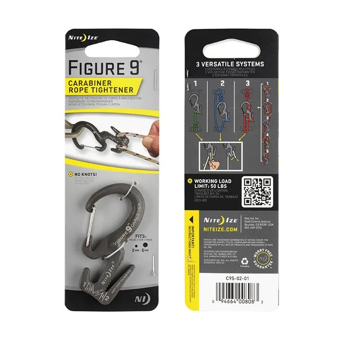 CARABINER ROPE TIGHTENER - FIGURE 9 (SM)