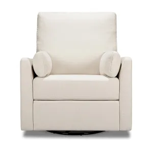 Carter's by DaVinci Ethan Swivel Rocker Recliner Chair - GREENGUARD Gold, FSC & Certi-PUR US Certified - Ultra Comfy Nursery Glider Recliner - Glider Rocking Chair for Nursery & Living Room - Cream
