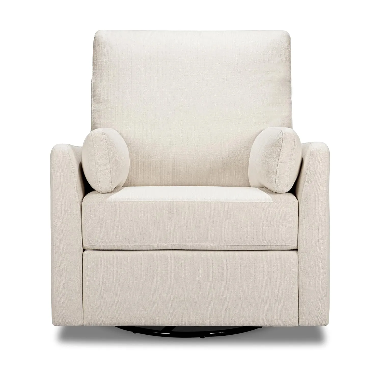Carter's by DaVinci Ethan Swivel Rocker Recliner Chair - GREENGUARD Gold, FSC & Certi-PUR US Certified - Ultra Comfy Nursery Glider Recliner - Glider Rocking Chair for Nursery & Living Room - Cream
