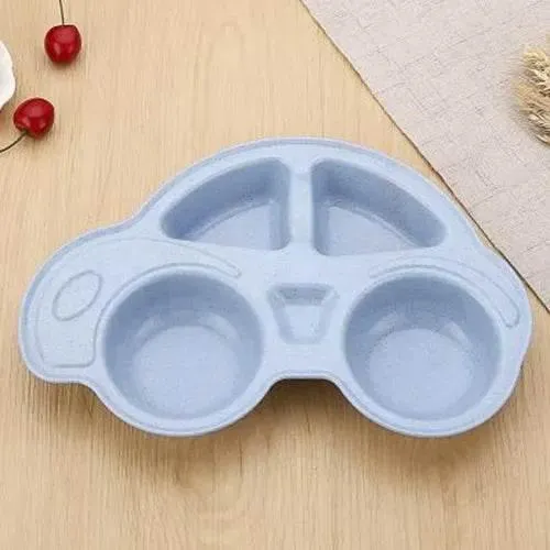 Cartoon Car Baby Bowls - Kids Food Plate Tableware