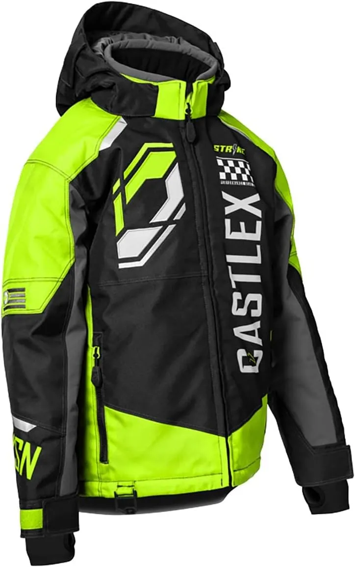Castle X Youth Strike G5 Jacket (Hi-Vis/Black/Silver - X-Small)