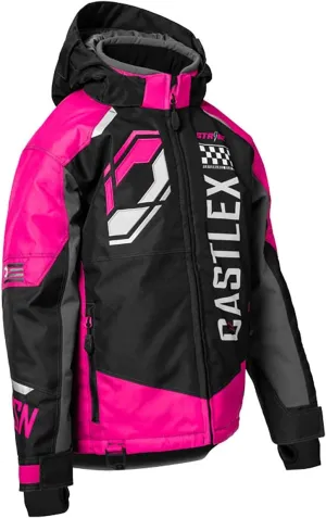 Castle X Youth Strike G5 Jacket (Pink Glo/Black/Silver - Large)