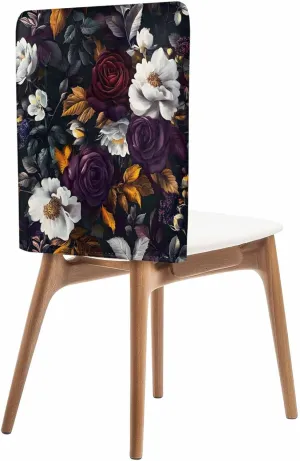 Chair Covers Set of 4 Watercolor High Contrast Abstract Art Chair Back Covers Stretch Removable Washable Slipcovers Seat Protector for Dining Room Kitchen Party Decor