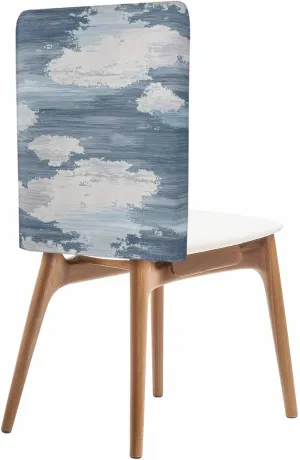Chair Covers Set of 6 Dreamy Tranquility Abstract Art 1 Chair Back Covers Stretch Removable Washable Slipcovers Seat Protector for Dining Room Kitchen Party Decor