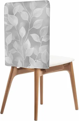 Chair Covers Set of 6 Leaves Overlay Vintage 1 Chair Back Covers Stretch Removable Washable Slipcovers Seat Protector for Dining Room Kitchen Party Decor