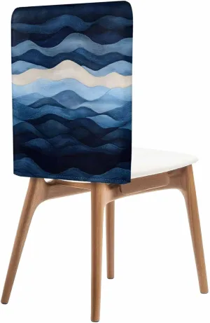 Chair Covers Set of 6 Minimalist Art Modernism 5 Chair Back Covers Stretch Removable Washable Slipcovers Seat Protector for Dining Room Kitchen Party Decor