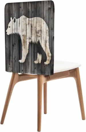 Chair Covers Set of 8 Modern Art Impressionist Silhouette 1 Chair Back Covers Stretch Removable Washable Slipcovers Seat Protector for Dining Room Kitchen Party Decor