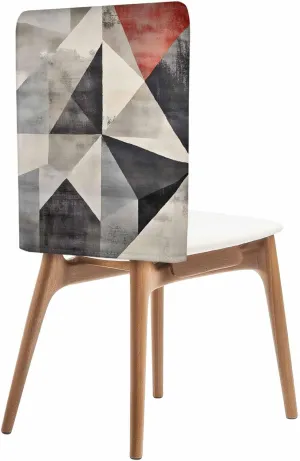 Chair Covers Set of 8 Modernism Line Minimalist Art 22 Chair Back Covers Stretch Removable Washable Slipcovers Seat Protector for Dining Room Kitchen Party Decor
