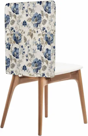 Chair Covers Set of 8 Vintage Colors Flowers Flowers 2 Chair Back Covers Stretch Removable Washable Slipcovers Seat Protector for Dining Room Kitchen Party Decor