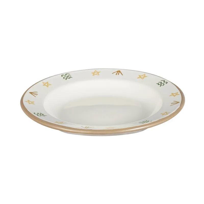 Children's enamel tableware