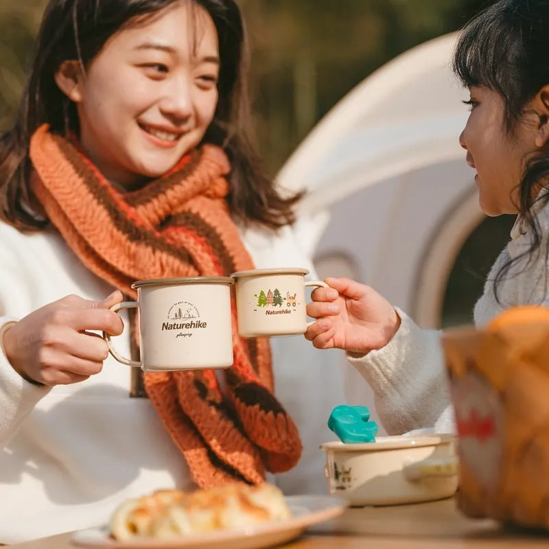 Children's enamel tableware