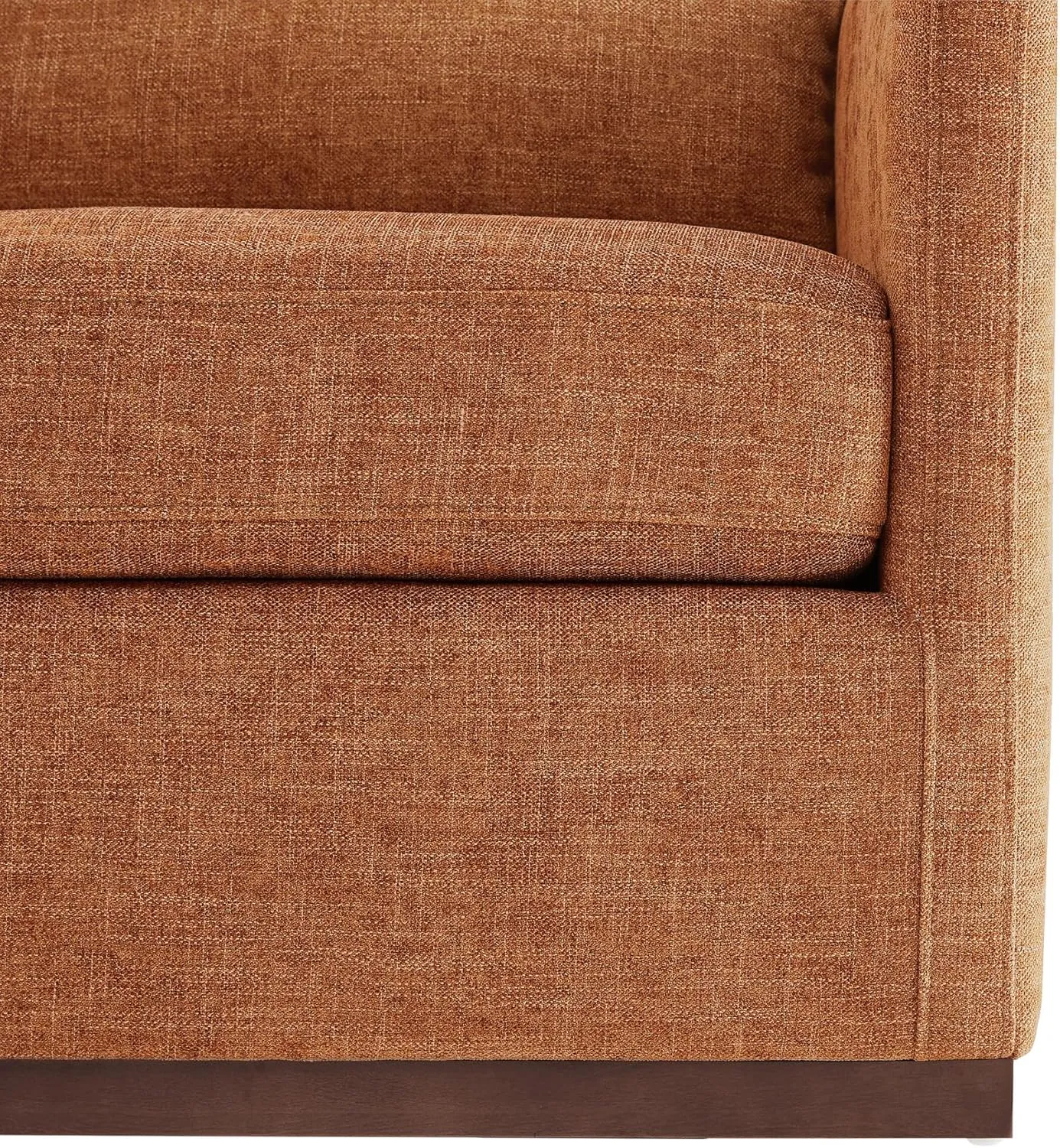 CHITA Swivel Accent Chair, FSC Certified Mid Century Modern Arm Chair for Living Room and Bedroom, Fully Assembled, Terracotta