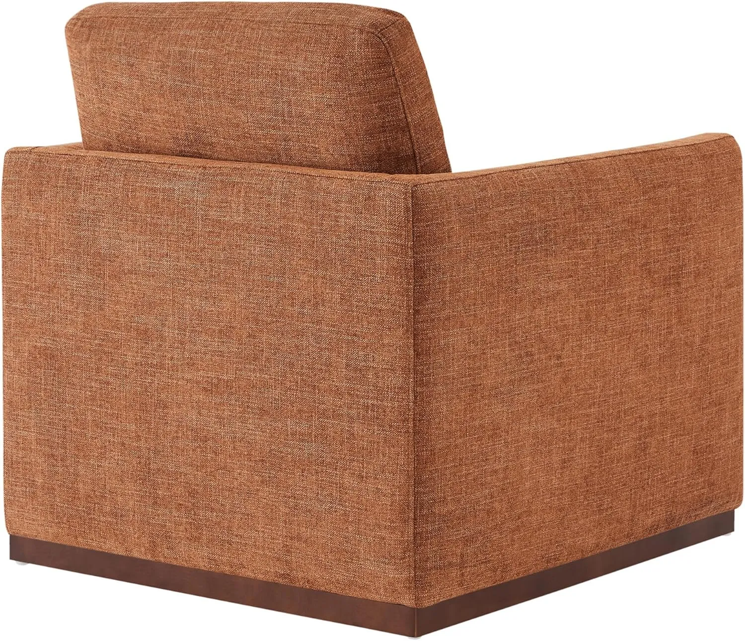 CHITA Swivel Accent Chair, FSC Certified Mid Century Modern Arm Chair for Living Room and Bedroom, Fully Assembled, Terracotta