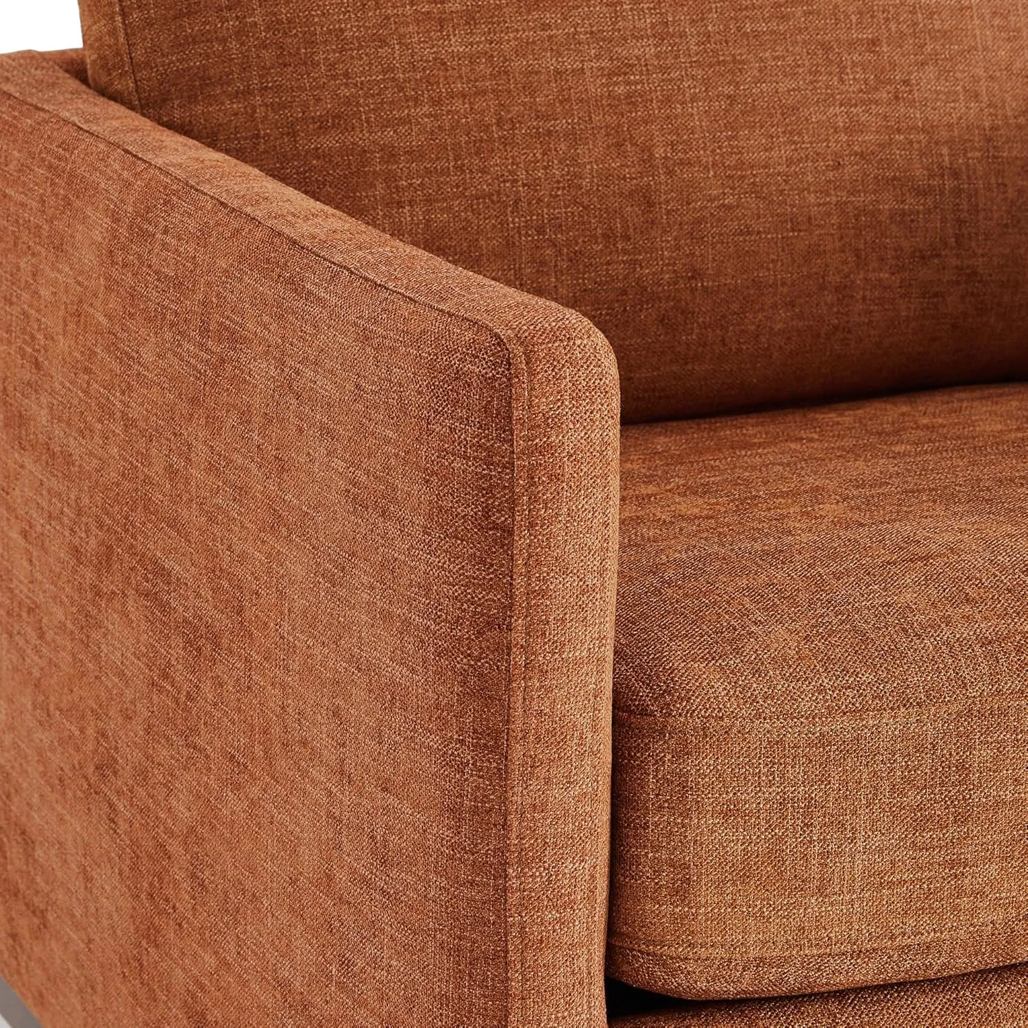 CHITA Swivel Accent Chair, FSC Certified Mid Century Modern Arm Chair for Living Room and Bedroom, Fully Assembled, Terracotta