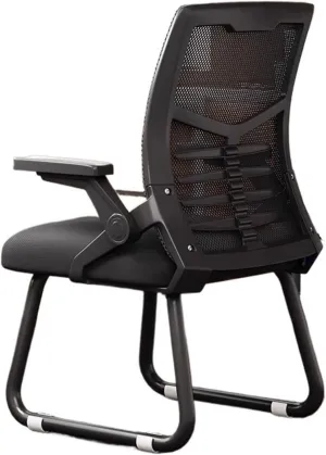 Classic High Back Computer Chair Home Study Desk Chair Breathable Mesh Ergonomic Stool Office Chair Commercial Conference Chair Desk Task Chair(Black)