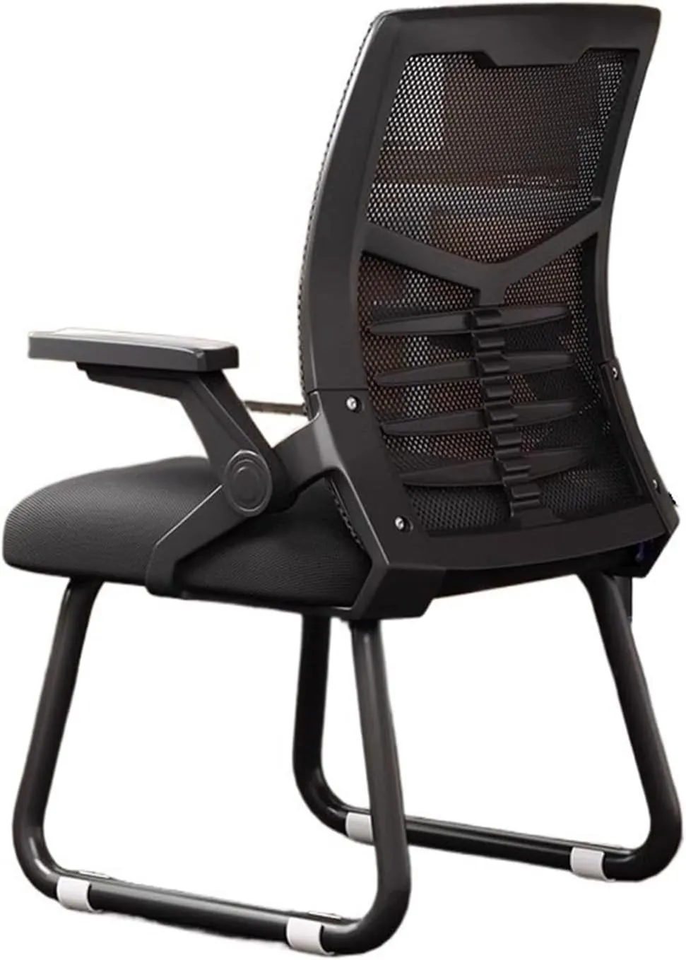 Classic High Back Computer Chair Home Study Desk Chair Breathable Mesh Ergonomic Stool Office Chair Commercial Conference Chair Desk Task Chair(Black)