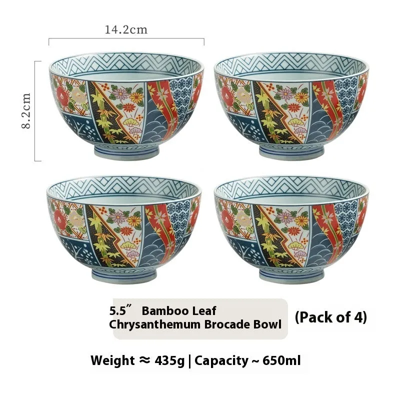 Classic High-grade Japanese Style Ceramic Bowl Large