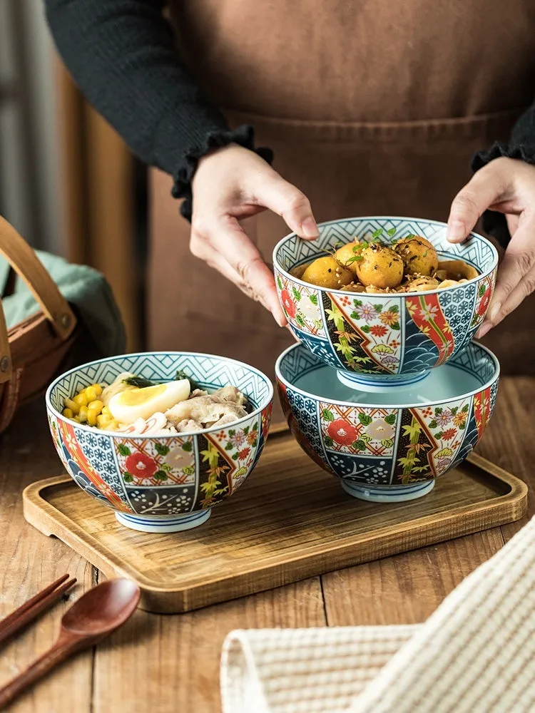Classic High-grade Japanese Style Ceramic Bowl Large
