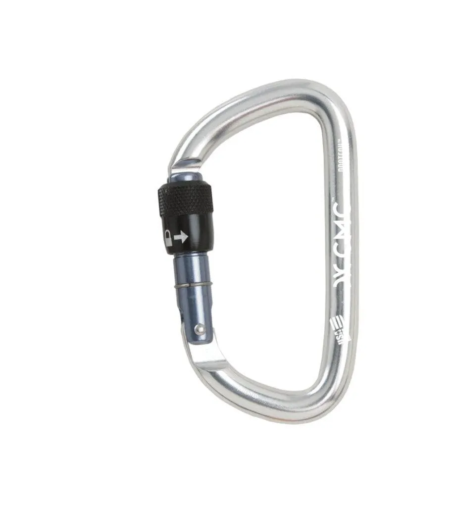 CMC Silver Protech™ Aluminum Key-Lock Carabiner