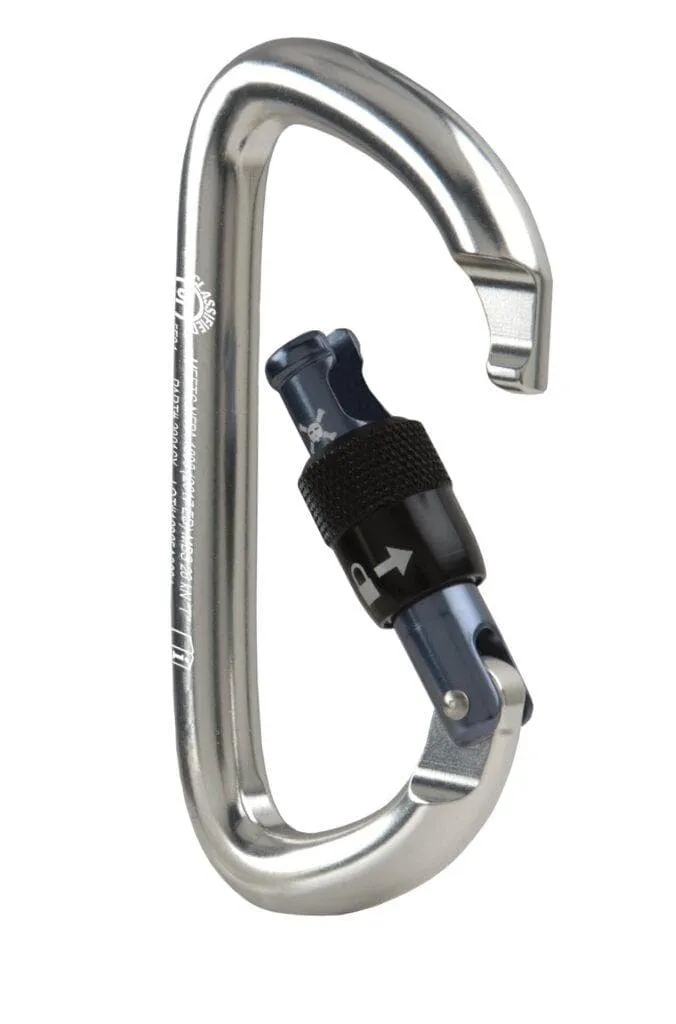 CMC Silver Protech™ Aluminum Key-Lock Carabiner