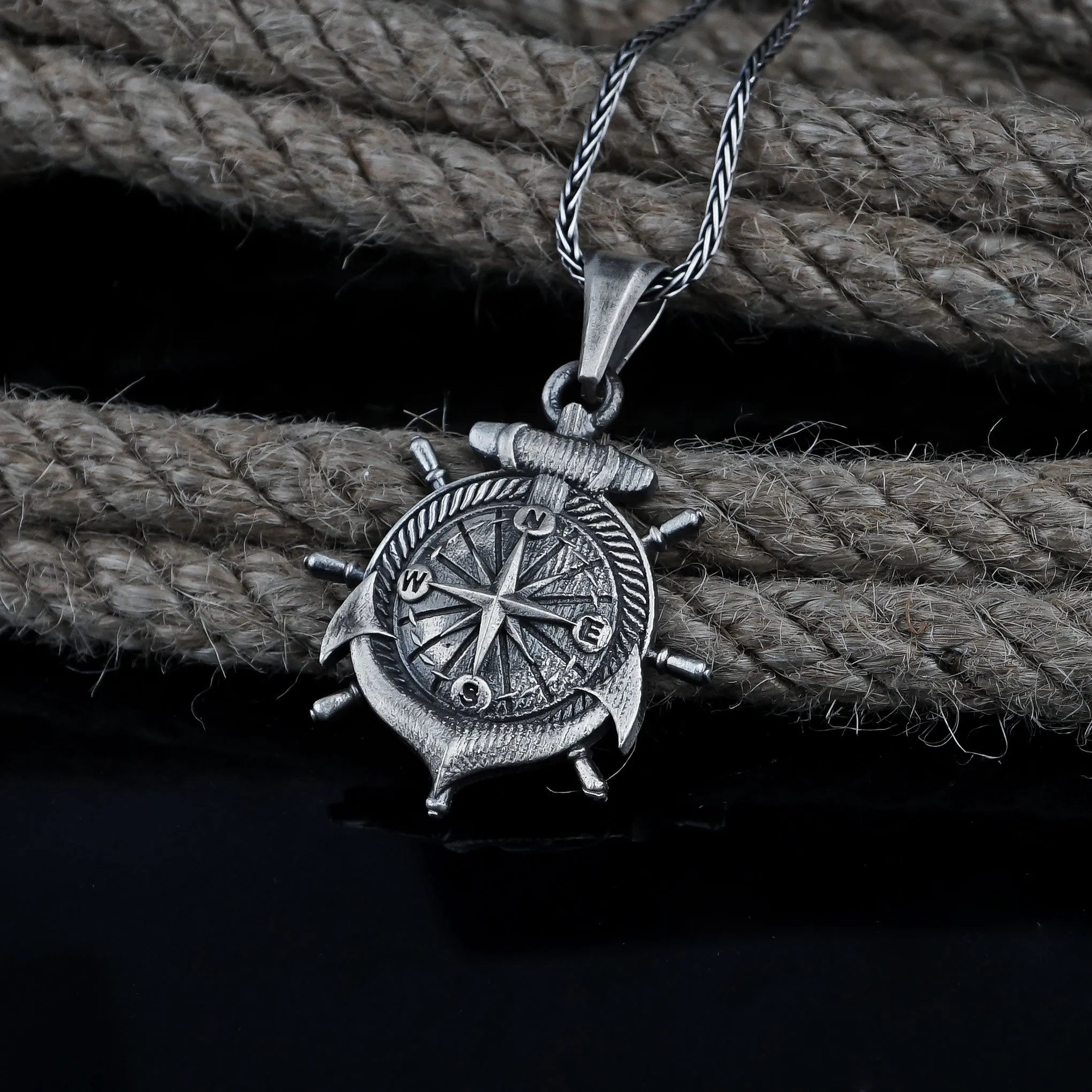 Compass Of The Captains Pendant