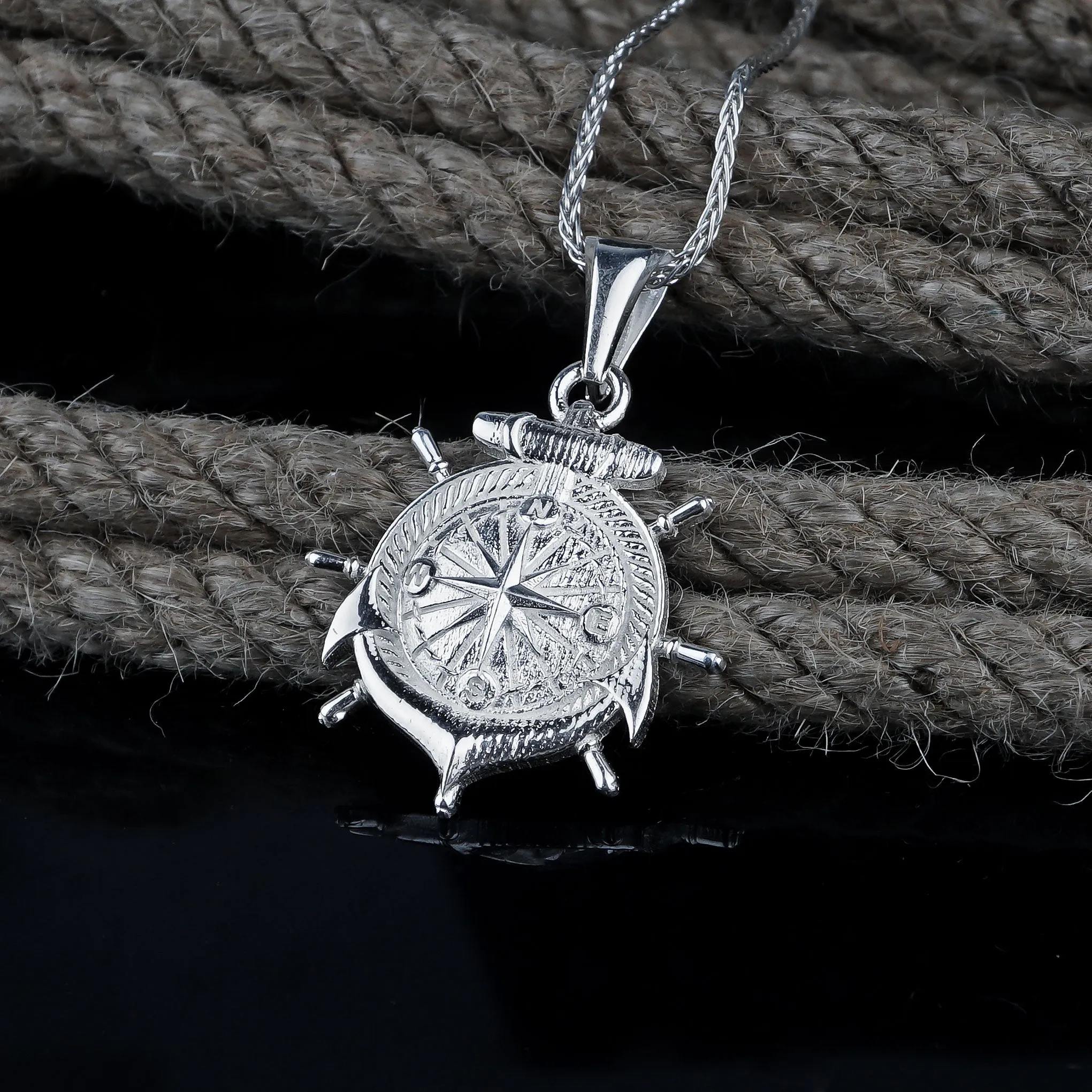 Compass Of The Captains Pendant