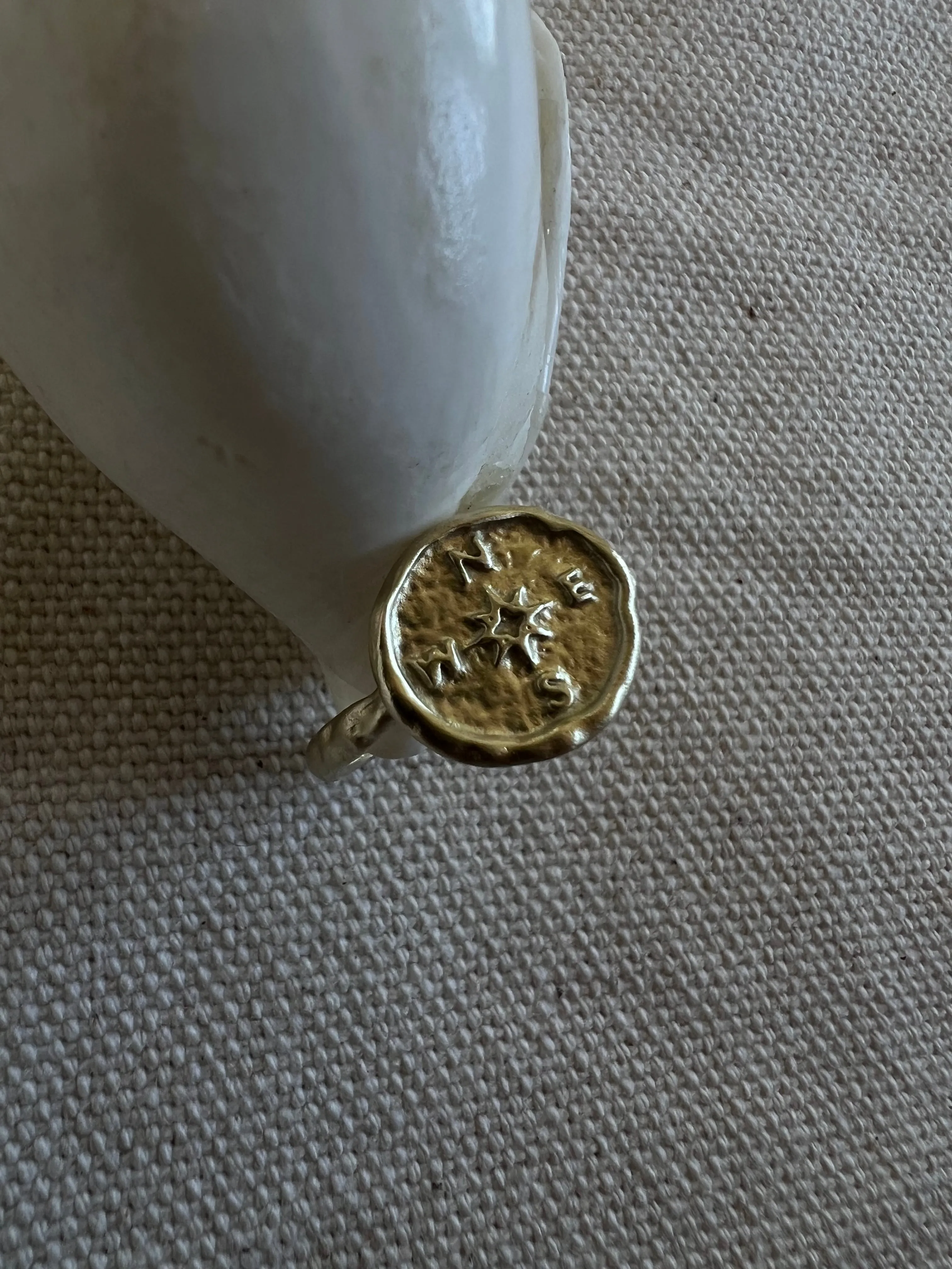 Compass ring Gold